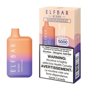 ELF BAR BC5000 Disposable 5000 Puffs Grape Rush