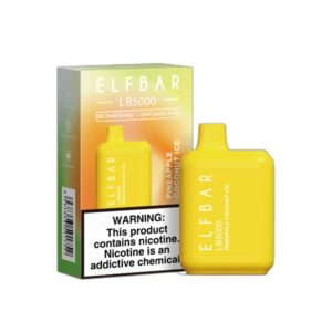 ELF BAR LB5000 Disposable 5000 Puffs Pineapple Coconut Ice 14ml