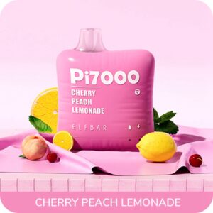 ELF BAR PI7000 Disposable 7000 Puffs Cherry Peach Lemonade