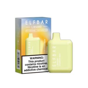 ELF BAR LB5000 Disposable 5000 Puffs Cranberry Soda 14ml
