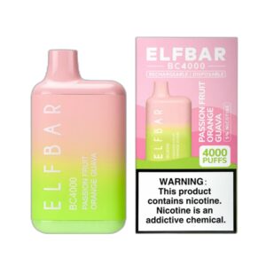 ELF BAR BC4000 Disposable Passion Fruit Orange Guava 4000 Puffs 650mAh