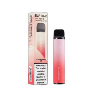 ELF BAR 3500 Disposable Strawberry Ice 3500 Puffs 10.5ml