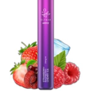 ELF BAR 600V2 Disposable Strawberry Raspberry Berry Ice 600 Puffs 550mAh